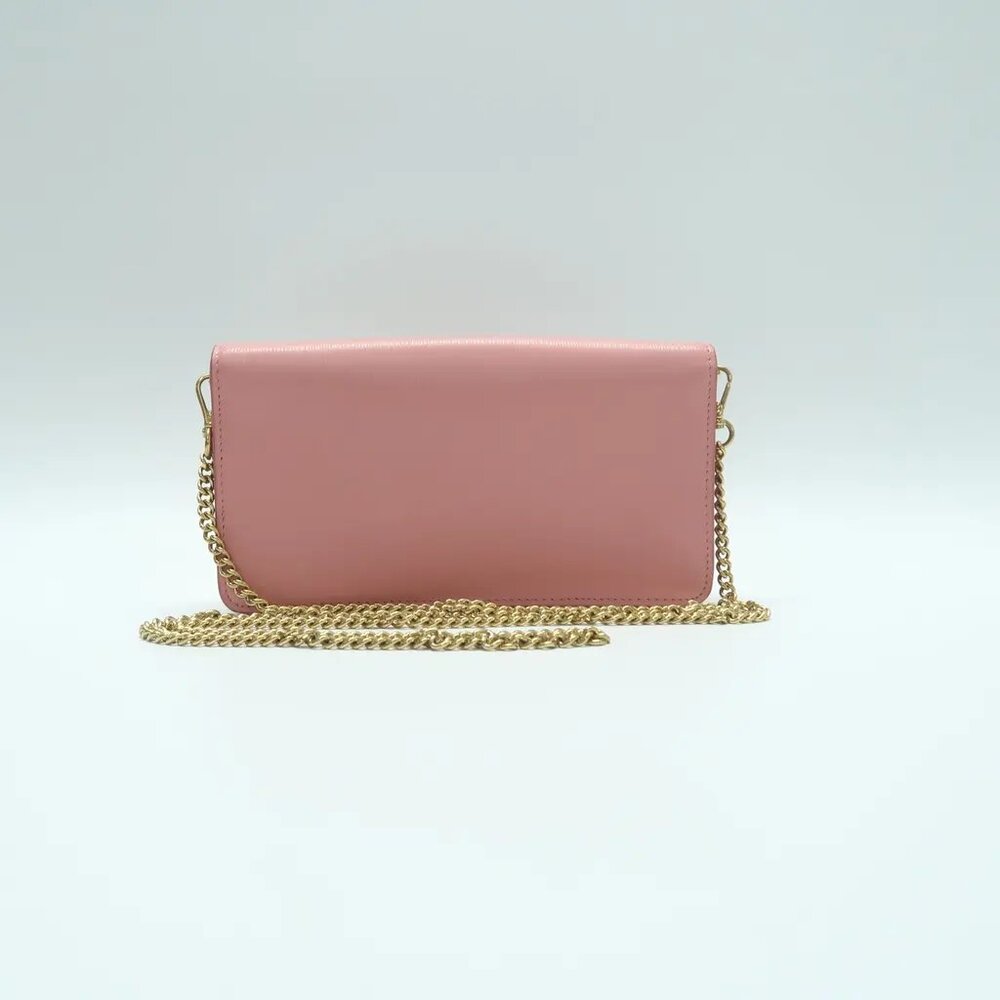 Prada Pink Leather Shoulder Bag 674-031825 - Picture 2 of 12